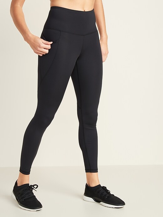NWT Old Navy High-Rise High-Waisted PowerSoft 7/8-Length Leggings