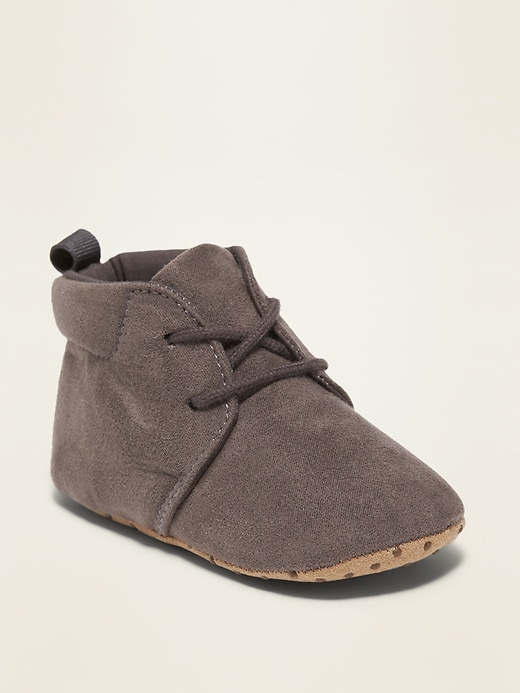View large product image 1 of 4. Faux-Suede Desert Boots for Baby