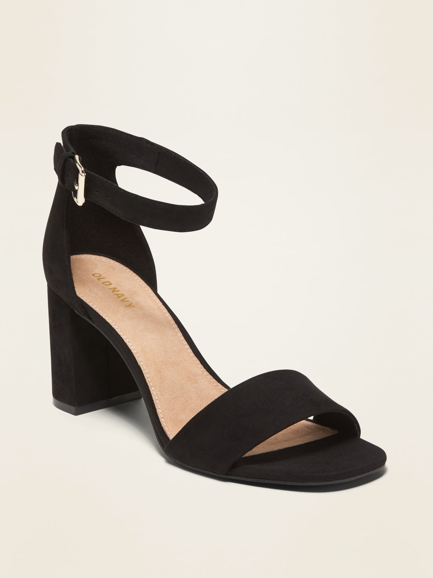 Faux-Suede High-Heel Sandals for Women 