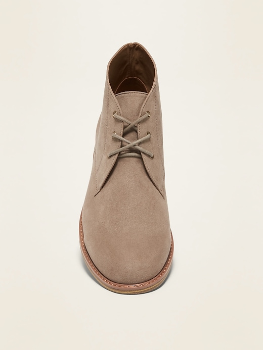 View large product image 2 of 3. Faux-Suede Chukka Boots