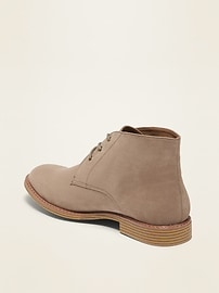 View large product image 3 of 3. Faux-Suede Chukka Boots