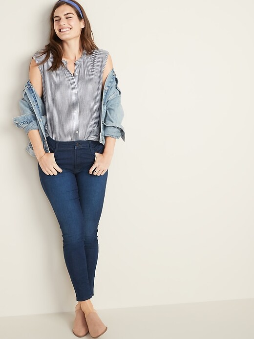 Image number 8 showing, Mid-Rise Rockstar Built-In Sculpt Jeans for Women