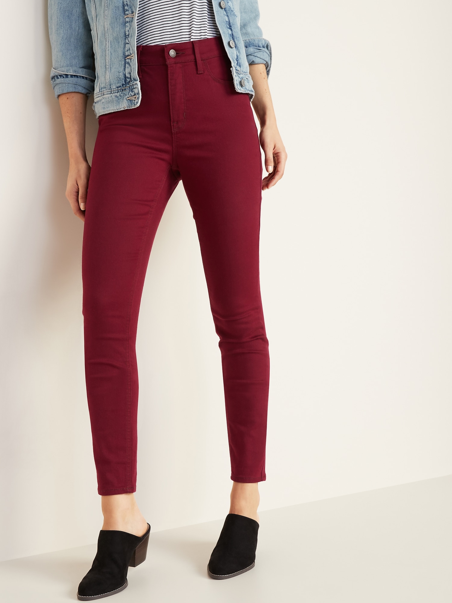Old Navy Red Skinny Jeans