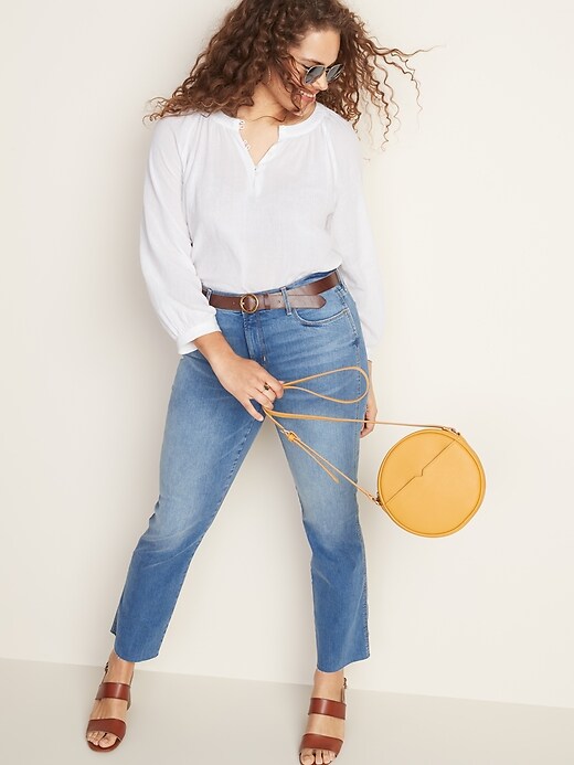 Image number 8 showing, High-Waisted Flare Ankle Jeans For Women