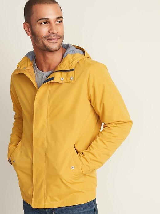 View large product image 1 of 1. Water-Resistant Hooded Anorak