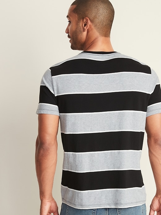 Image number 2 showing, Soft-Washed Bold-Stripe Tee