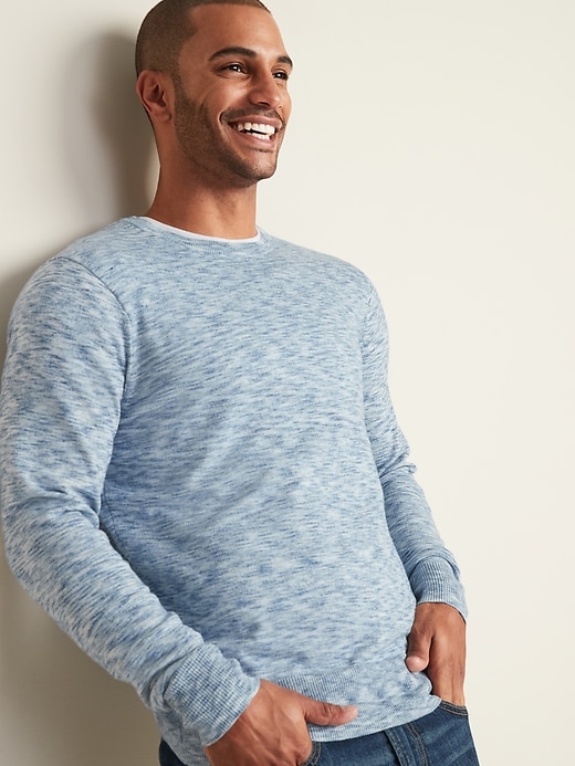 Image number 1 showing, Everyday Space-Dyed Crew-Neck Sweater