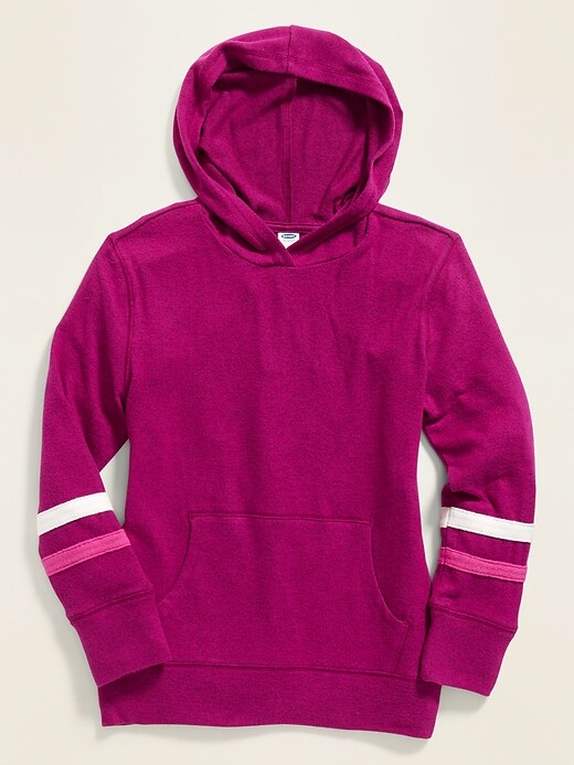 View large product image 1 of 1. Plush-Knit Pullover Hoodie for Girls