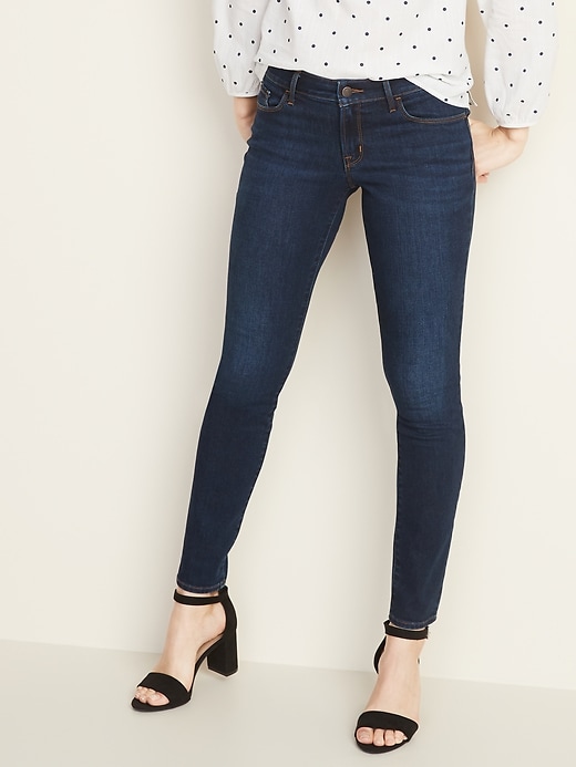 Image number 1 showing, Low-Rise Pop Icon Skinny Jeans for Women
