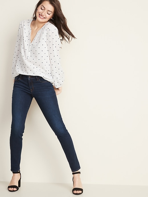 Image number 3 showing, Low-Rise Pop Icon Skinny Jeans for Women