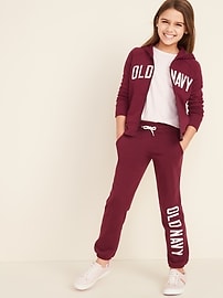 View large product image 3 of 3. Relaxed Logo-Graphic Sweatpants for Girls