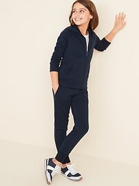 View large product image 3 of 3. Relaxed Uniform Zip Hoodie for Girls