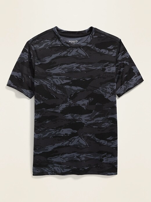 View large product image 1 of 3. Go-Dry Camo Performance Tee for Boys