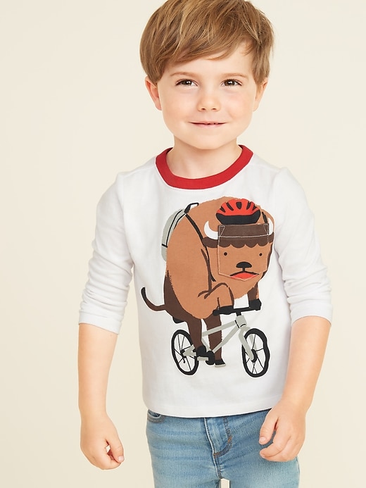 View large product image 1 of 1. Graphic Critter Tee for Toddler Boys