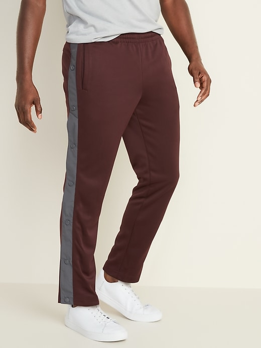 View large product image 1 of 1. Go-Dry Tapered Side-Snap Pants
