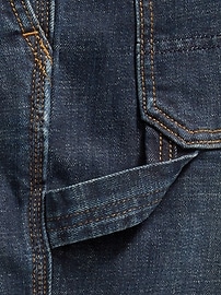 View large product image 3 of 3. Straight Built-In Flex Carpenter Jeans