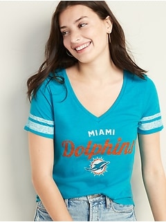 cheap miami dolphins women's shirts