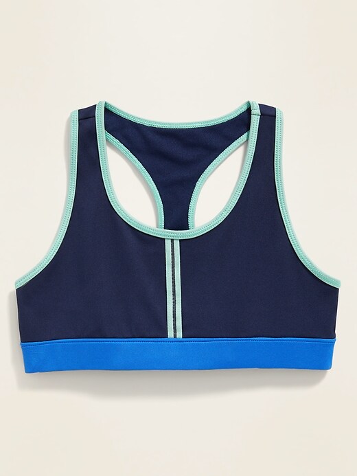 View large product image 1 of 1. Go-Dry Racerback Sports Bra for Girls