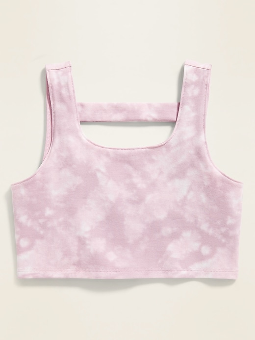 Go-Dry Jersey Long-Line Sports Bra for Girls | Old Navy