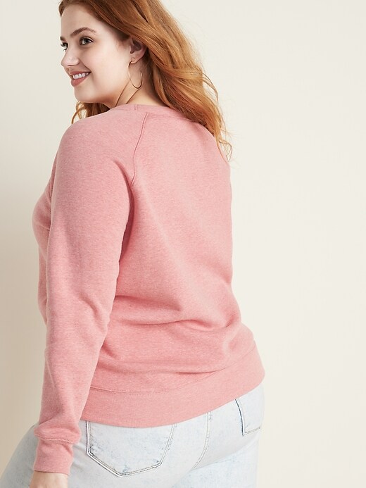Image number 2 showing, Relaxed Plus-Size Vintage Raglan-Sleeve Sweatshirt