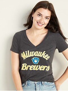 milwaukee brewers womens shirts