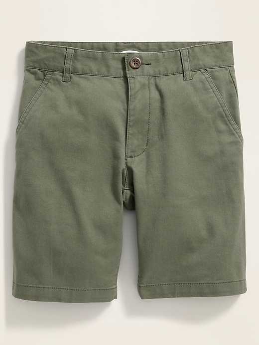 View large product image 1 of 3. Built-In Flex Straight Twill Shorts For Boys