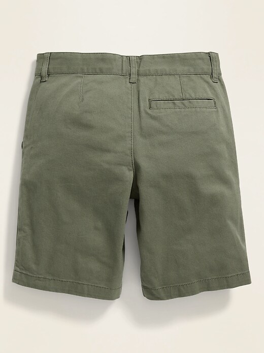 View large product image 2 of 3. Built-In Flex Straight Twill Shorts For Boys