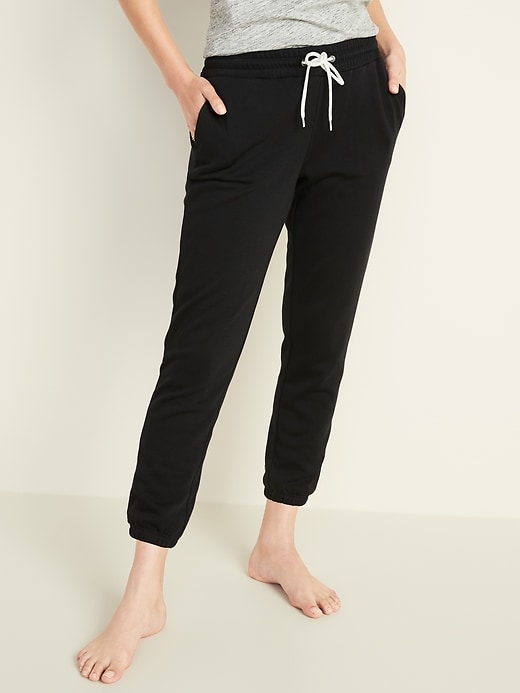 Old Navy French Terry Cinched-Hem Sweatpants for Women. 1