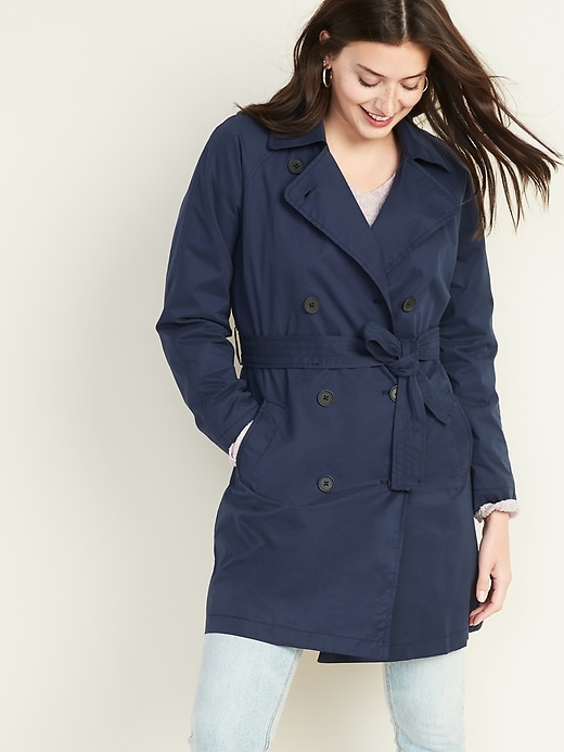 View large product image 1 of 1. Water-Resistant Trench Coat for Women
