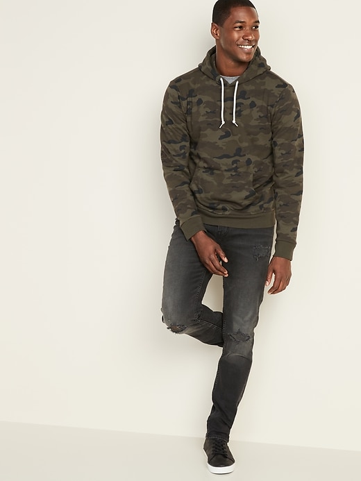 Image number 3 showing, Classic Camo-Print Pullover Hoodie