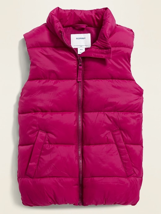 View large product image 1 of 3. Frost-Free Quilted Puffer Vest for Girls
