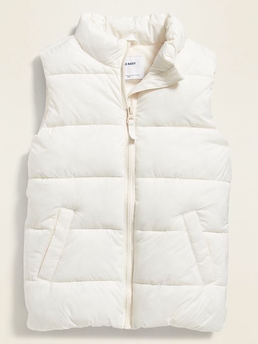View large product image 1 of 1. Frost-Free Quilted Puffer Vest for Girls
