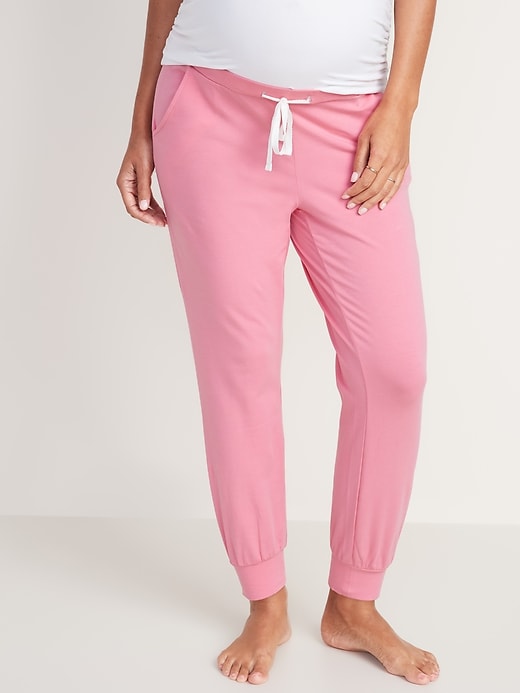 View large product image 1 of 1. Maternity Jersey Lounge Joggers