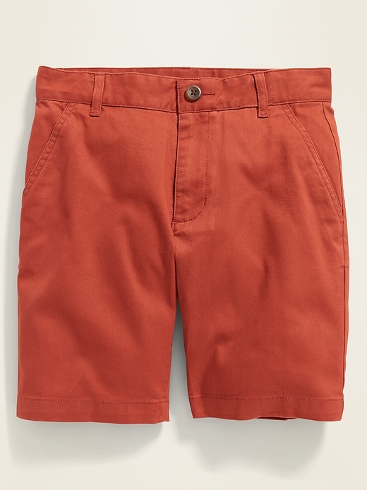 View large product image 1 of 1. Built-In Flex Straight Twill Shorts For Boys