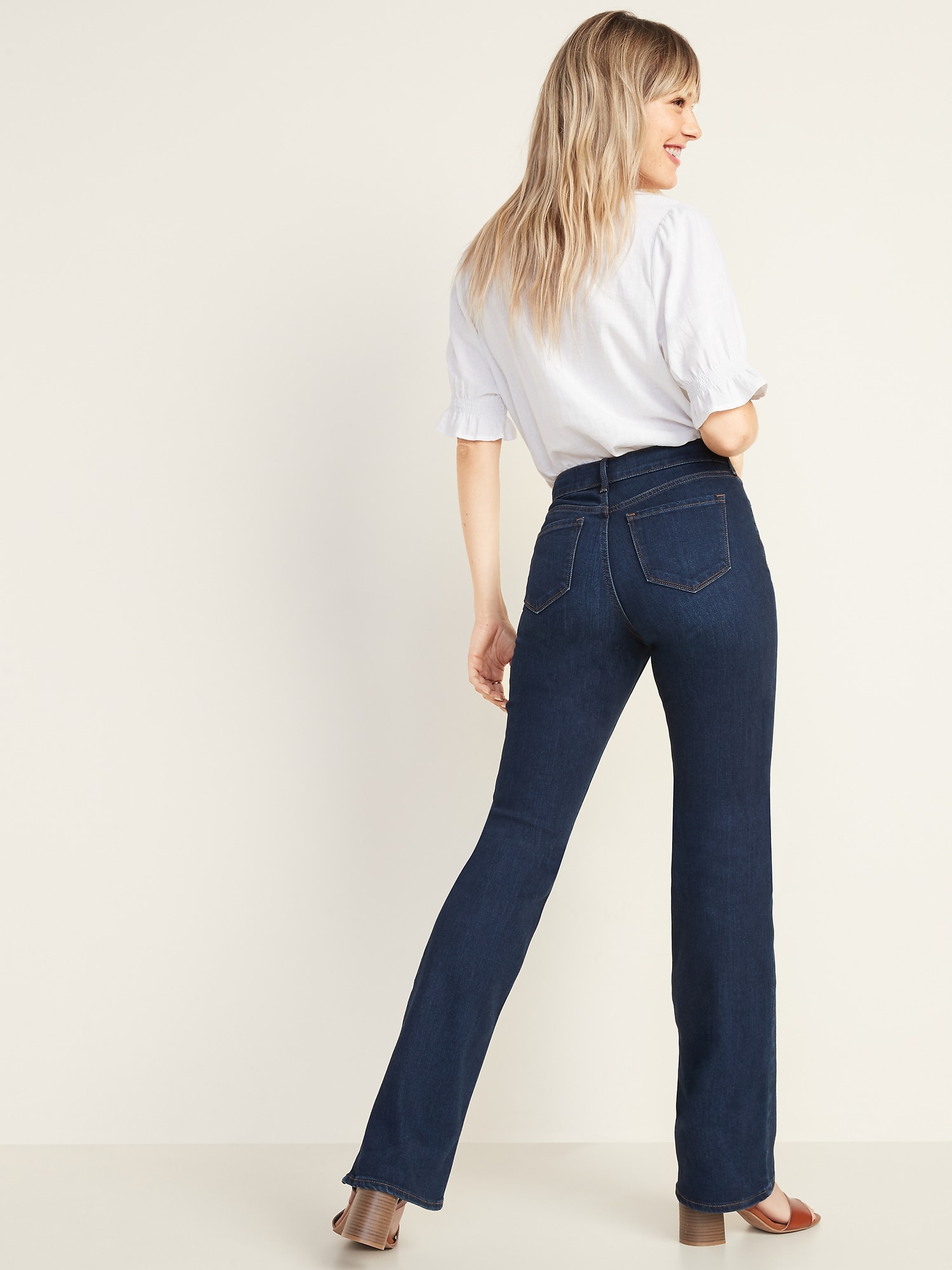 old navy micro flare jeans