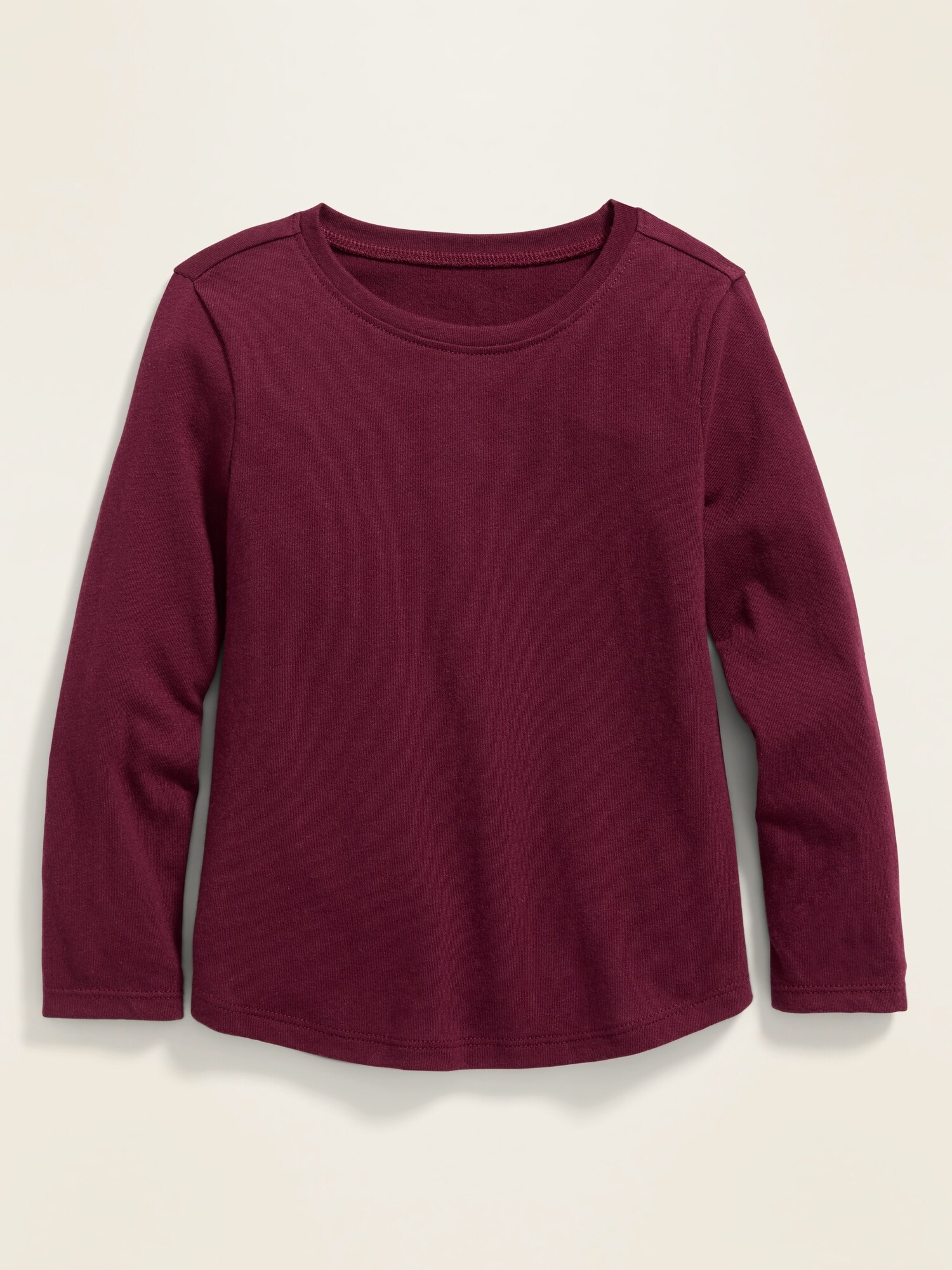 Crew-Neck Long-Sleeve Tee for Toddler Girls | Old Navy