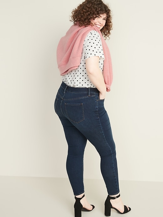 Image number 2 showing, Mid-Rise Plus-Size Pop-Icon Skinny Jeans