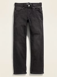 View large product image 3 of 3. Straight Built-In Flex Black Jeans for Boys