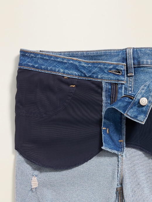 Image number 4 showing, High-Waisted Secret-Slim Pockets Plus-Size Distressed Rockstar Super Skinny Jeans