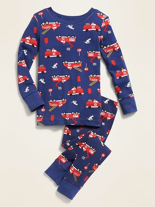View large product image 1 of 1. Fire Truck-Print Pajama Set for Toddler Boys & Baby