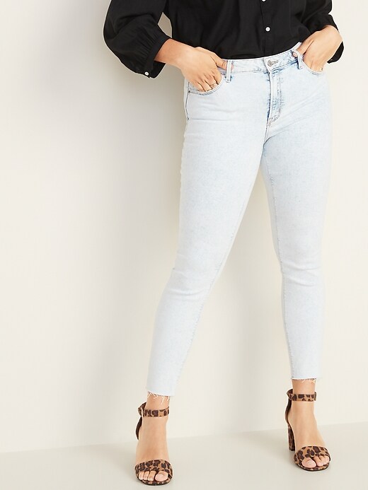 Image number 6 showing, Mid-Rise Raw-Edge Rockstar Ankle Jeans for Women