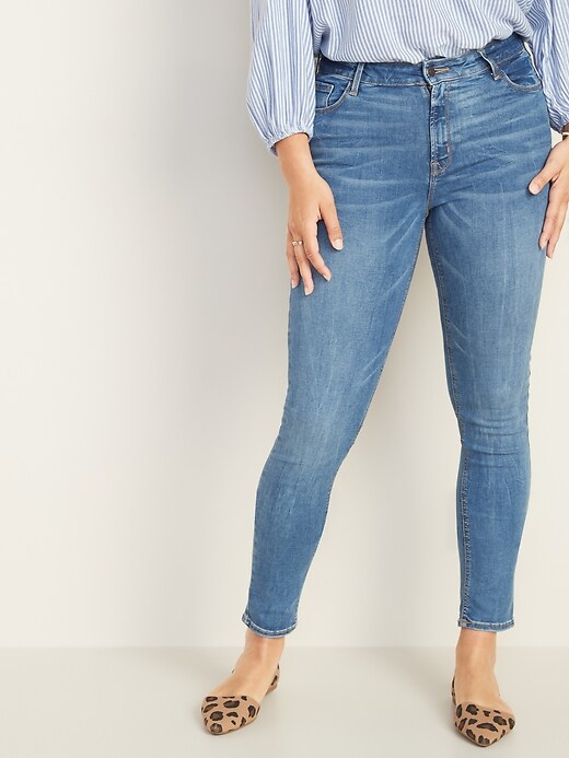 Image number 6 showing, Mid-Rise Built-In Sculpt Rockstar Jeans for Women