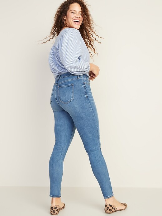 Image number 7 showing, Mid-Rise Built-In Sculpt Rockstar Jeans for Women