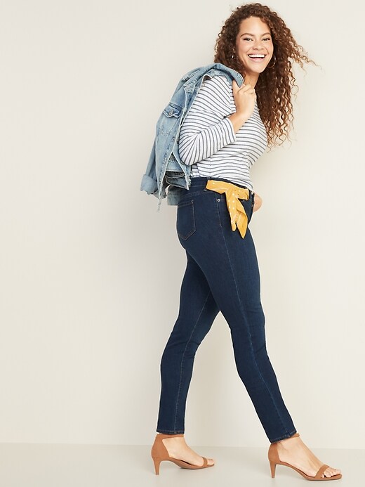 Image number 8 showing, Low-Rise Pop Icon Skinny Jeans for Women