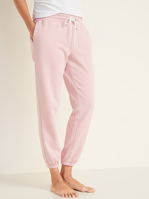 View large product image 1 of 1. French Terry Cinched-Hem Sweatpants for Women