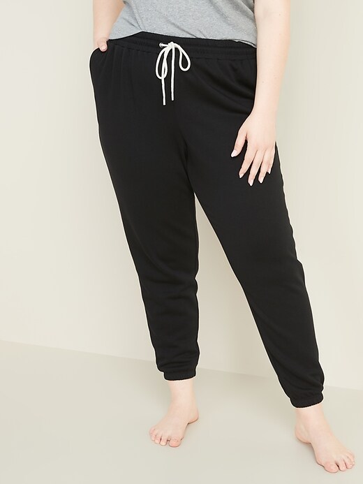 View large product image 1 of 2. French Terry Plus-Size Joggers