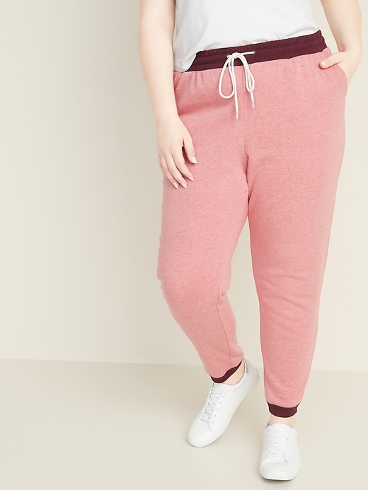 View large product image 1 of 1. French-Terry Plus-Size Joggers