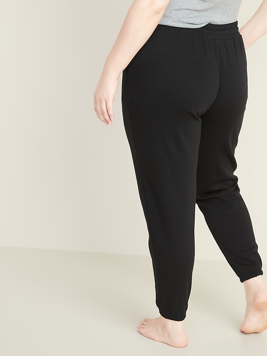 View large product image 2 of 2. French Terry Plus-Size Joggers