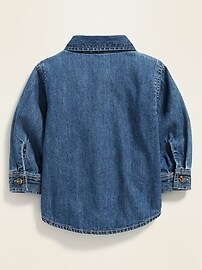 Long-Sleeve Jean Shirt for Baby | Old Navy