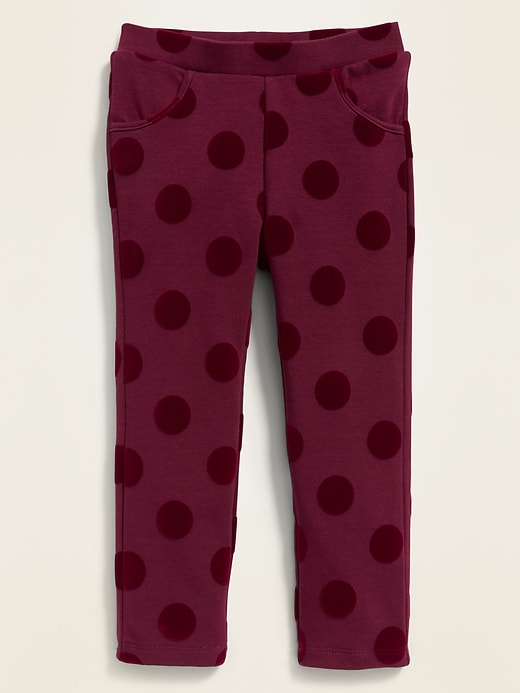 View large product image 1 of 1. Ponte-Knit Leggings for Toddler Girls